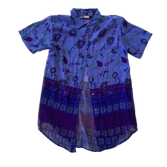 L&S Designs Sheer Button Down - Picture 3 of 6